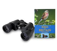 Celestron 73152 LandScout Kit Inicial para Aves 8x40 mm Resistente al Agua - Prismáticos Agarre Caucho, Lente revestida, Cristal óptico K9, Incluye guía de Aves Gran Bretaña y Norte de Europa, Negro