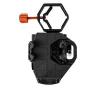 Celestron 81036 NexGO Adaptador Universal para Smartphone de 2 Ejes para digiscoping y astrofotografía - Conecta la cámara de su Smartphone a un Ocular óptico para capturar imágenes y vídeos, Negro