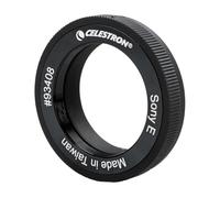 Celestron 93408 Anillo T para Montura Tipo E Sony con Rosca 42 mm diámetro - para imágenes terrestres y celestes, Compatible con cámaras Sony sin Espejo con Montura E y adaptadores T Celestron, Negro