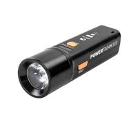 Celestron 93585 PowerTank Glow 5000 Bloque de alimentación portátil Recargable USB y Flash Rojo para astronomía - Capacidad de 5000 mAh, Incluye Tiras de Silicona para la Montura, Negro