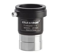 Celestron 93625 1.25" Universal: adaptador T para cámara SLR o DSLR, plata/negro