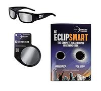 Celestron EclipSmart kit 3 piezas, observe y capture eclipses solares. Gafas solares, filtro para cámara y libro eclipses. Filtros conformes con norma internacional para observación directa del sol