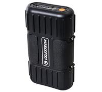 Celestron 18763 PowerTank Lithium LT Bloque alimentación para batería de telescopio - Fuente alimentación portátil Recargable 12 V, telescopios computerizados, 8 Horas / 73,3 WH y 1 Puerto USB, Negro