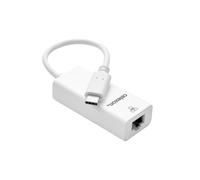 celexon Adaptador de USB-C a Ethernet, blanco