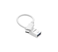 celexon Adaptador de USB-C a USB-A, blanco