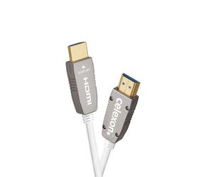 celexon Cable activo de fibra óptica HDMI 8K 48Gbps de 30 m, blanco