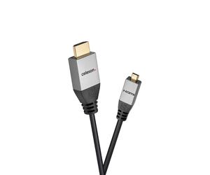 celexon Cable HDMI a Micro HDMI con Ethernet - 2.0a/b 4K 2.0m - Línea Profesional
