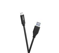 celexon Cable USB-C a USB-A - USB 3.1 Gen2, 0,5m, Negro