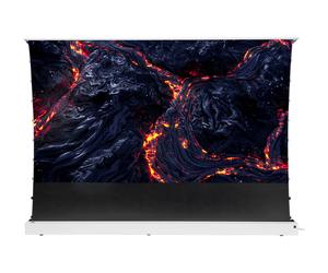 celexon CLR UST Pantalla de alto contraste de suelo con sistema de tijera - HomeCinema V2.0, 110» blanco