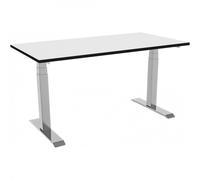 celexon escritorio eléctrico de altura regulable Profesional eAdjust-58123-en blanco, incl. tablero HPL 150 x 75 cm