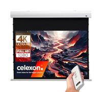 celexon HomeCinema Motorleinwand Tension 280 x 158 cm, 120 - MWHT