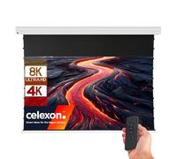 celexon HomeCinema Plus CLR - Pantalla de proyección de 130 pulgadas (284,3 x 159,9 cm, 16:9, 4K, Full HD, pantalla de proyección eléctrica de cine en casa)