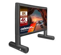 celexon Lienzo hinchable profesional INF 120 pulgadas | 266 x 149 cm 16:9 | para eventos de visualización pública y proyecciones de proyección 4K / 8K en el jardín | incluye bomba de aire eléctrica y