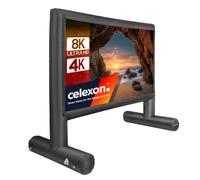 celexon pantalla hinchable para exteriores Professional INF 140" | 310 x 174 cm 16:9 | para eventos de visualización pública y proyecciones de proyectores 4K / 8K en el jardín | incluye bomba de aire