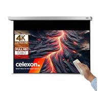 Celexon Pantalla Motorizada Incluido Mando a Distancia para Escuela, Proyección, Presentación y Cine en Casa Profesional Plus - 280 X 158 CM - 16:9