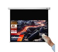 celexon Pantalla motorizada para HomeCinema y presentaciones- proyector Pantalla de Pared o de Techo eléctrica Motor Economy - 200 x 113 cm - 90" - 16:9