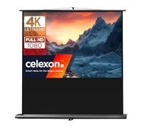 celexon portátil proyector- Pantalla de trípode Ultra portátil Professional para Escuela, presentación u Oficina con Varilla telescópica - 200 x 125 cm - 16:10 - Ganancia 1,0