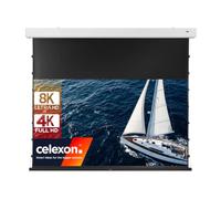 celexon Premium Plus GREYVISION Pantalla motorizada de tensión de contraste de 92 pulgadas | 203 x 114 cm 16:9 | Pantalla eléctrica silenciosa 8K, 4K, Full HD para una colocación flexible del