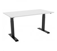 celexon escritorio eléctrico regulable en altura Profesional eAdjust-58123 - negro, incl. tablero 125 x 75 cm