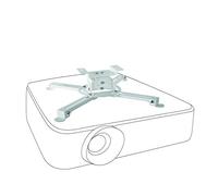 celexon Soporte de Techo inclinable Blanco Multicel 1000 Pro - 10cm de Distancia del Techo - hasta 15kg