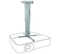 celexon Soporte de Techo Universal inclinable y Giratorio MultiCel 4070W - 40-70 cm Distancia de Techo - soporta hasta 25 kg - Blanco
