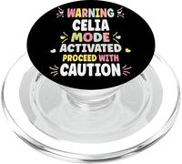 Celia Personalized Women's Gift Custom Celia PopSockets PopGrip para MagSafe