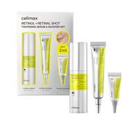 celimax The Vita A Retinal Shot Tightening Booster (Global Set, 48ml) | 0,1% Retinal, 3% Matryxyl, Retinoide de Alta Potencia, Anti-Edad, Minimizador de Poros, Líneas Finas