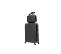 CELIMS - Maleta Grande de Viaje con Neceser Neceser 30cm Rígida con 4 Ruedas Ligera Facturación 23kg 75cm | Cerradura Integrada | Maleta Grande con 4 Ruedas 75cm | Negro