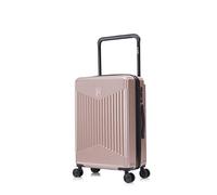 CELIMS - Maleta mediana de tamaño rígido 4 ruedas 65 cm ancho Trolley | Maleta de carga 20 kg | Abs Ligero | Cerradura Integrada | Equipaje de Viaje | Cerradura TSA | Rosa Gold