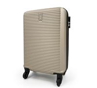 CELIMS - Maleta Pequeña con Ruedas Removibles 45x36x20 cm | Equipaje de Mano Viajes Cortos o como Equipaje de Mano en aerolíneas Low Cost | Champán