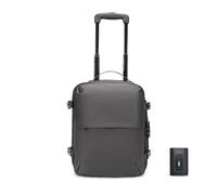 CELIMS Ryanair, Transavia, Volotea, Easyjet y + - Maleta de cabina de 40 x 30 x 20 cm | con Trolley, al vacío AirPlus by Candado TSA | Equipaje cabina | Bolsa de avión para ordenador portátil, Negro