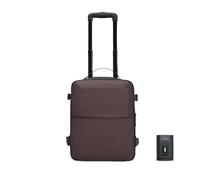 CELIMS Ryanair, Transavia, Volotea, Easyjet y + - Maleta de cabina de 40 x 30 x 20 cm | con Trolley, al vacío AirPlus by Candado TSA | Equipaje cabina | Bolsa de avión para ordenador portátil, granate