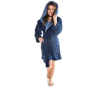 Celin ATEX Miami Albornoz Mujer, poliéster, Azul, XXX-Large