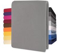 CelinaTex Lucina Sábanas Ajustables algodón 200x200-200x220 cm Gris Oscuro