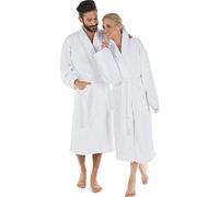 CelinaTex Oregon Albornoz, Algodón, Blanco, Estándar, Small