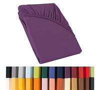 CelinaTex Relax Sábanas Ajustables Cama Boxspring Cama de Agua algodón Elastano 90x200-100x220 cm Morado