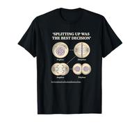 Cell Division Splitting Up, Funny Mitosis Humor Camiseta