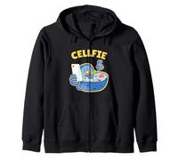 Cell Fie divertido regalo para profesor de biología y ciencia Sudadera con Capucha
