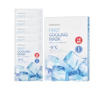 Cell Fusion C Post Alpha First Cooling Sheet Mask 5EA, hidratante, refrescante y desinflado, agua glacial y pantenol, cuidado de la piel coreano