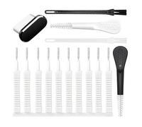 Cell Phone Cleaning Kit, 15X Set Charging Port Cleaner, Portable Headphone Jack Brush Tool Set, Mobile Hole Dust, Sturdy Cleaning Accessories, Nylon Bristle, 60g