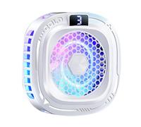 Cell Phone Cooler - 10W Magnetic Heatsink | 3-Level Smartphone Cooling Fan With RGB Light | For Game Live Streaming Video Filming, Quiet, Direct Plug USB, 2.44x2.44 Inch, ABS/PCB