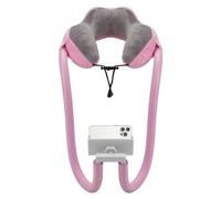 Cell Phone Holder with Neck Pillow - Neck Pillow | Double Support | Neckk Pilloww with Variable Adjustable Fastener Removable and Flexible Travel and Outdoor Phone