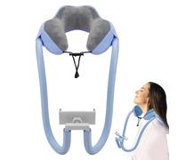 Cell Phone Holder with Neck Pillow - Neck Pillow | Double Support | Neckk Pilloww with Variable Adjustable Fastener Removable and Flexible Travel and Outdoor Phone