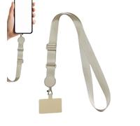 Cell Phone Lanyard Adjustable Nylon Strap, Anti-Lost Removable Phone Case Strap 70x2.5cm, Multifunctional Neck Holder for Mobile Credit Card Wallet Convenience and Security