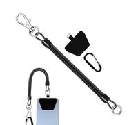 Cell Phone Lanyard - Anti Theft Retractable Adjustable Strap, Multifunction Phone Holder With Buckle Clip, Secure Mobile Neck Strap | For Skiing Hiking Cycling Mountaineering Outdoor Indoor Travel