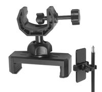 Cell Phone Mount for Tripod Quick - Release Plate Universal Phone Mount | Smartphone Clamp Vertical Horizontal Rotation, Musician, | Live Streamer, Band Performance, Karaoke, Sing Cell Phone Mount
