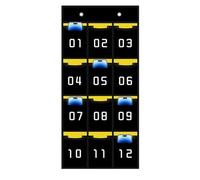Cell Phone Pockets Chart - Phone Holder Chart, Classroom Hanging Pockets | Door Organizer Numbered Phone Sundries Chart Bag with Hooks, School Storage Organization for Phones, Calculators, Pens, Keys