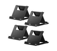 Cell Phone Stand 4 Pack, Tablet Stand Universal Phone Stand for Desk,Compatible Phone All Android Smartphones(Black)