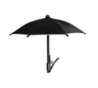 Cell Phone Umbrella - 27cm Anti-Glare Sunlight Cover | Polyester & Silicone Mini Screen Sun Visor Blocker with Clip Attachment For Beach Pool Outdoor Cycling Navigation Video Photo Watching