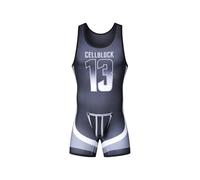 CELLBLOCK 13 - Clubwear Hombre - Chain Reaction Singlet Jock Grey - 1x Tamaño L